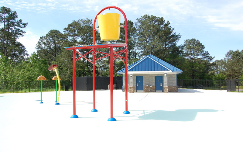 Exchange Park Splashpad and Restroom 840,000 Integrated
