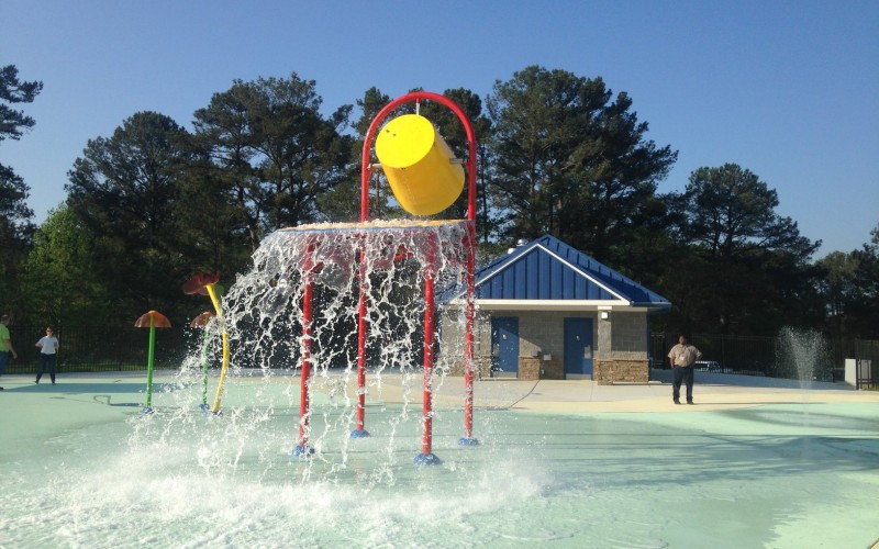 Exchange Park Splashpad and Restroom 840,000 Integrated